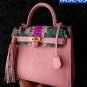 Genuine Python Women Kelly Leather Bag