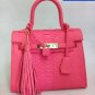 Genuine Python Women Kelly Leather Bag