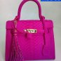 Genuine Python Women Kelly Leather Bag