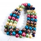NEW Triple Strand Multi Color Stretch Beaded Bracelet TRUE