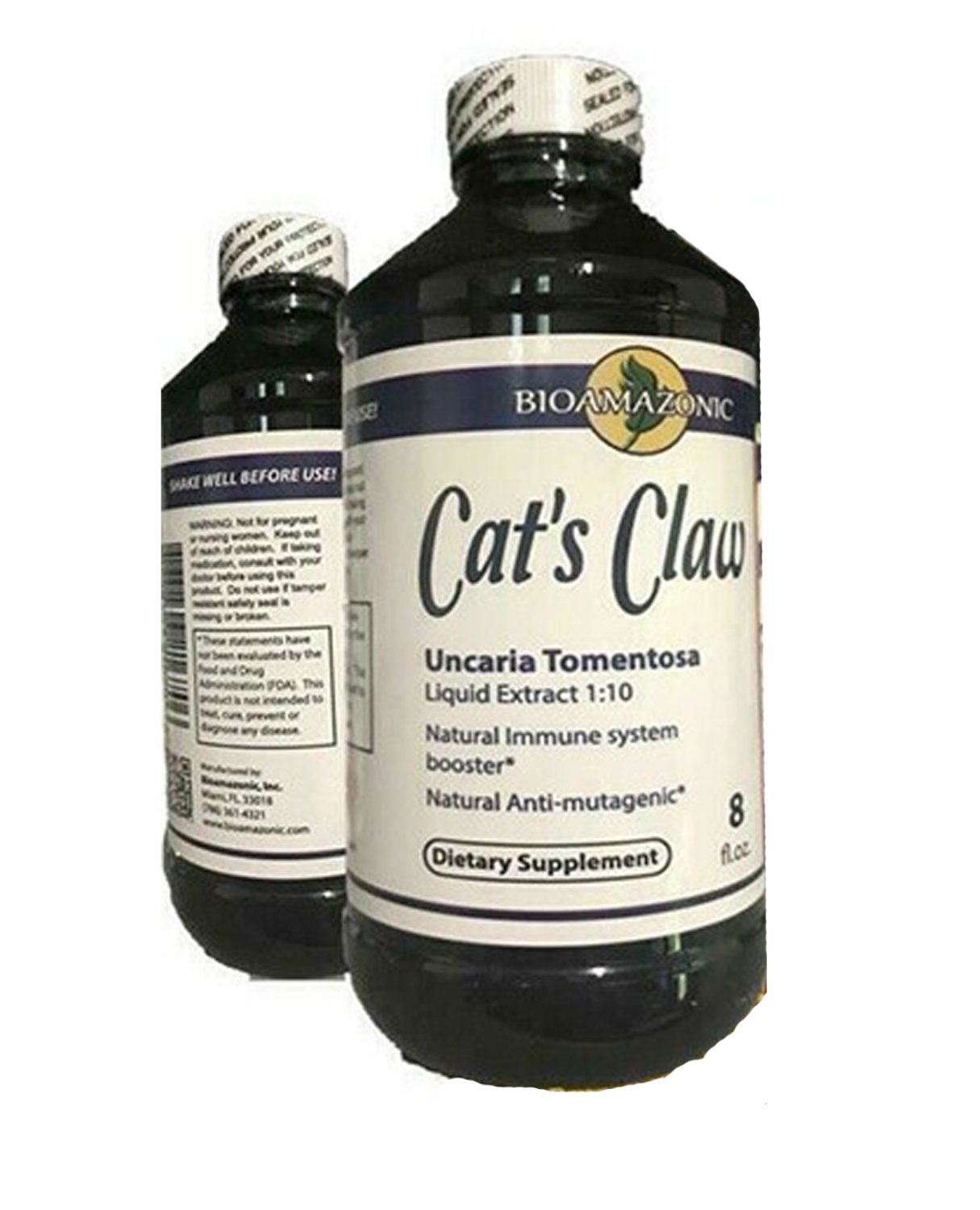 CATS CLAW bark herb LIQUID EXTRACT inflammation,Arthritis, immune 8oz B