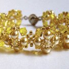 Fine Handcrafted Bracelet - Xquisite Elegance (Golden)