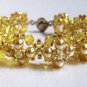 Fine Handcrafted Bracelet - Xquisite Elegance (Golden)