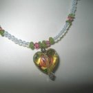 Glassy Heart Necklace