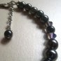 Handcrafted bracelet - Black Pearl Beauty