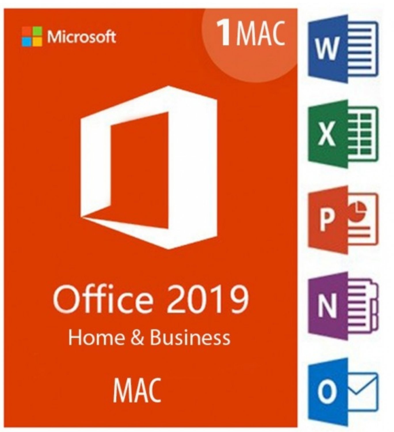 Microsoft Office 2019 Home And Business for Mac ⭕ 1 Devices ⭕ Lifetime