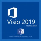 Visio 2019 Professional LICENSE KEY & DOWNLOAD LINK, Instant Delivery
