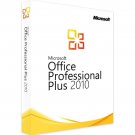 Microsoft Office 2010 Professional Plus Activation Genuine Key