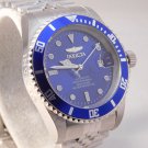 Invicta Pro Diver Blue Dial Automatic Date Stainless Steel Mens Watch....42mm