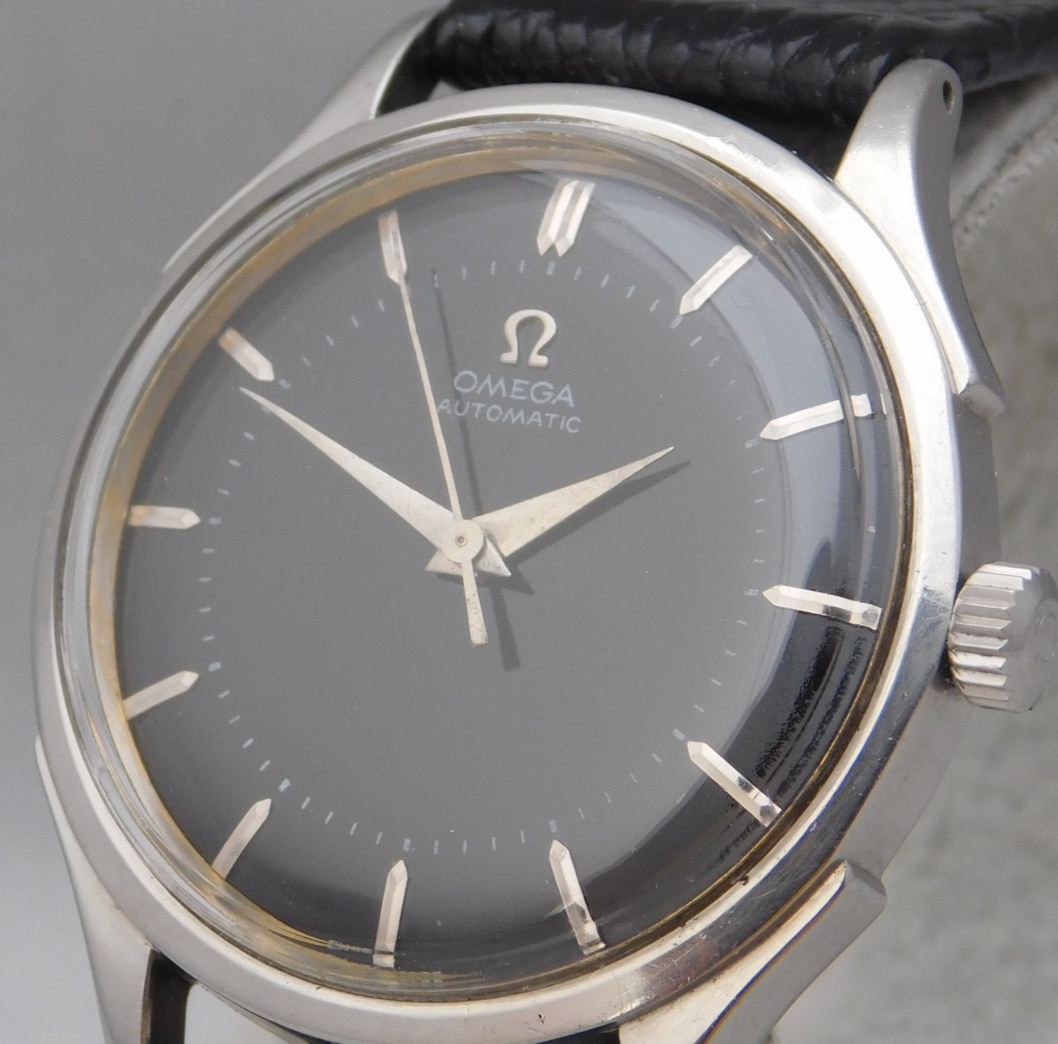 Omega Bumper Ref. 2637-5 Vintage 1954 Automatic Stainless Steel Mens ...