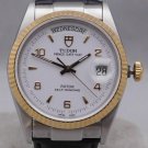Rolex Tudor Prince Date + Day 76200 18k Solid Gold Bezel 2001 Mens Watch....36mm