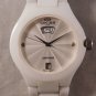 Oniss Paris Elegant Slim White Ceramic Watch With Box, Tag, and Manual....32mm