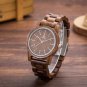 Wooden Watch Natural Handmade Walnut Men/Women Quartz Wristwatch....New....40mm