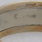 Old Pawn Native American 12k Gold Filled and Sterling Silver Cuff Bracelet