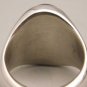 Linde Blue Star Sapphire 16 Carat .925 Sterling Silver Oval Mens Ring....Size 10