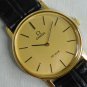 Omega DeVille Classic 17 Jewel Calibre 625 Manual Wind Gold Dial Mens Watch 32mm