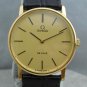Omega DeVille Classic 17 Jewel Calibre 625 Manual Wind Gold Dial Mens Watch 32mm