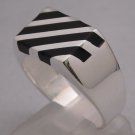 Sterling Silver .925 / Black Onyx Men or Women Ring....Size 9