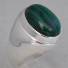 Natural Malachite Gemstone .925 Sterling Silver Heavy Mens Ring....Size 10.25 Natural Malachite Gemstone .925 Sterling Silver Heavy Mens Ring....Size 10.25