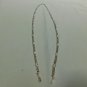 Turquoise Stone Rectangle Pendant With .925 Silver Bale And Silver 19" Necklace