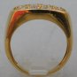 1.50 Ct Round Cut Diamond Cluster 14k Yellow Gold Plate Mens Ring....Size 10.5