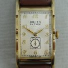 Gruen Curvex 43mm Ultra Long Lugs Vintage 1940's Manual Wind Mens Watch....23mm