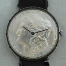 Morgan Silver Dollar 1921 Coin Watch Swiss 17 Jewel Manual Wind Movement....38mm