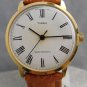 Timex Marlin White Roman Numeral Dial Vintage 1976 Manual Wind Mens Watch....34mm