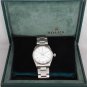 Rolex Oyster Perpetual SS Vintage 1981 Roman Numeral Dial Mens Watch....34mm