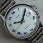 Timex Marlin Date Circa 1974 Roman Numeral Dial SS Manual Wind Mens Watch....33