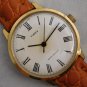Timex Marlin White Roman Numeral Dial Vintage 1976 Manual Wind Mens Watch...34mm