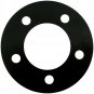 Allstar 5" x 5" Bolt Pattern 1018 Steel Wheel Spacer 1/16" Thick Black 5/8" Stud
