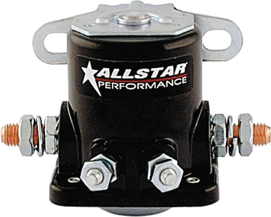Allstar Performance 76203 Starter Solenoid Ford Style Black 4 Post
