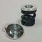Bump Spring Locator Cup 2" OD 1.160" ID 1/2" 12mm Thru Hole 1 Pair 6061 Aluminum
