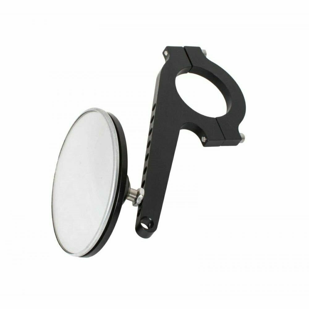 3" Diameter Extended Side View Mirror 1-3/4" Clamp-On Direct Mount Roll Cage
