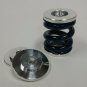 Bump Spring Locator Cup 2" OD 1.280" ID 1/2" 12mm Thru Hole 1 Pair 6061 Aluminum