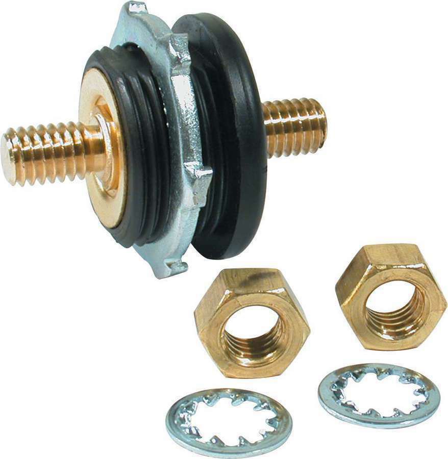 Allstar Battery Cable Connector Bulkhead 6V-36V 1-1/4" Dia Hole 3/8-16" Thread