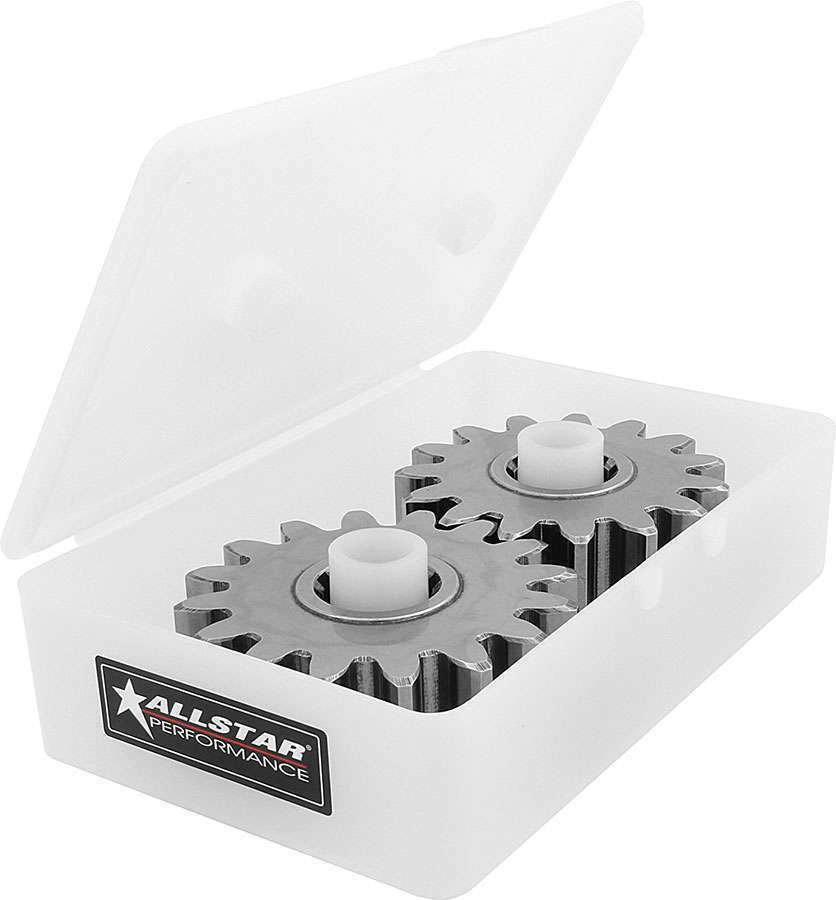 Allstar Performance 14350 Quick Change Gear Plastic Storage Case White Snap Lid