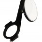 JOES 11224 Aluminum Black Anodize Extended 3" Side View Mirror 1-3/4" Tube Clamp
