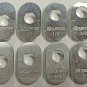 Caster Dive Slug Set Billet Aluminum 1/2" Bolt Hole 0-3/8" 1/8" Increments 2 EA