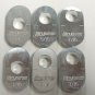 Caster Dive Slug Set Billet Aluminum 1/2" Bolt Hole 1/16" - 7/16" 2 Each