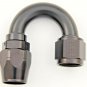 XRP 218016BB -16AN Hose to 16AN Female 180 Degree Double Swivel Hose End Black