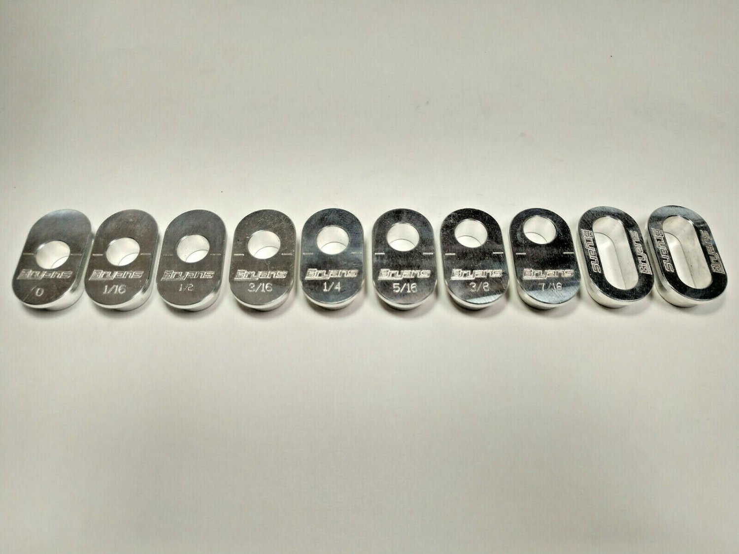 Caster Dive Slug Set Billet Aluminum 1/2" Bolt Hole 0-7/16" with Slotted Slug