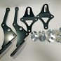 Hourglass Aluminum Engine Spacer Kit Chevy Front Rear Mount Brackets Kit #2