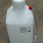 Scribner 5 Gallon Plastic Utility Jug Square White Flip Up Vent with Hose
