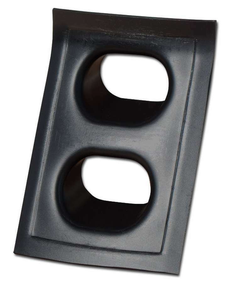 Five Star Bodies 000-411D Double Air or Brake Duct 3" Molded Plastic Black