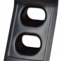 Five Star Bodies 000-411D Double Air or Brake Duct 3" Molded Plastic Black