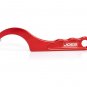 JOES 33500 Spanner Wrench 6061-T6 Aluminum Coil Over Short Handle Red Anodize