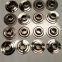 DEL WEST Titanium Valve Spring Retainers 7 Deg Dual Spring 1.140 /.745 Set of 16