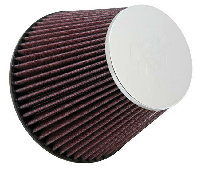 K&N RF-1048 Universal Clamp On Air Filter Washable Reusable High Air Flow